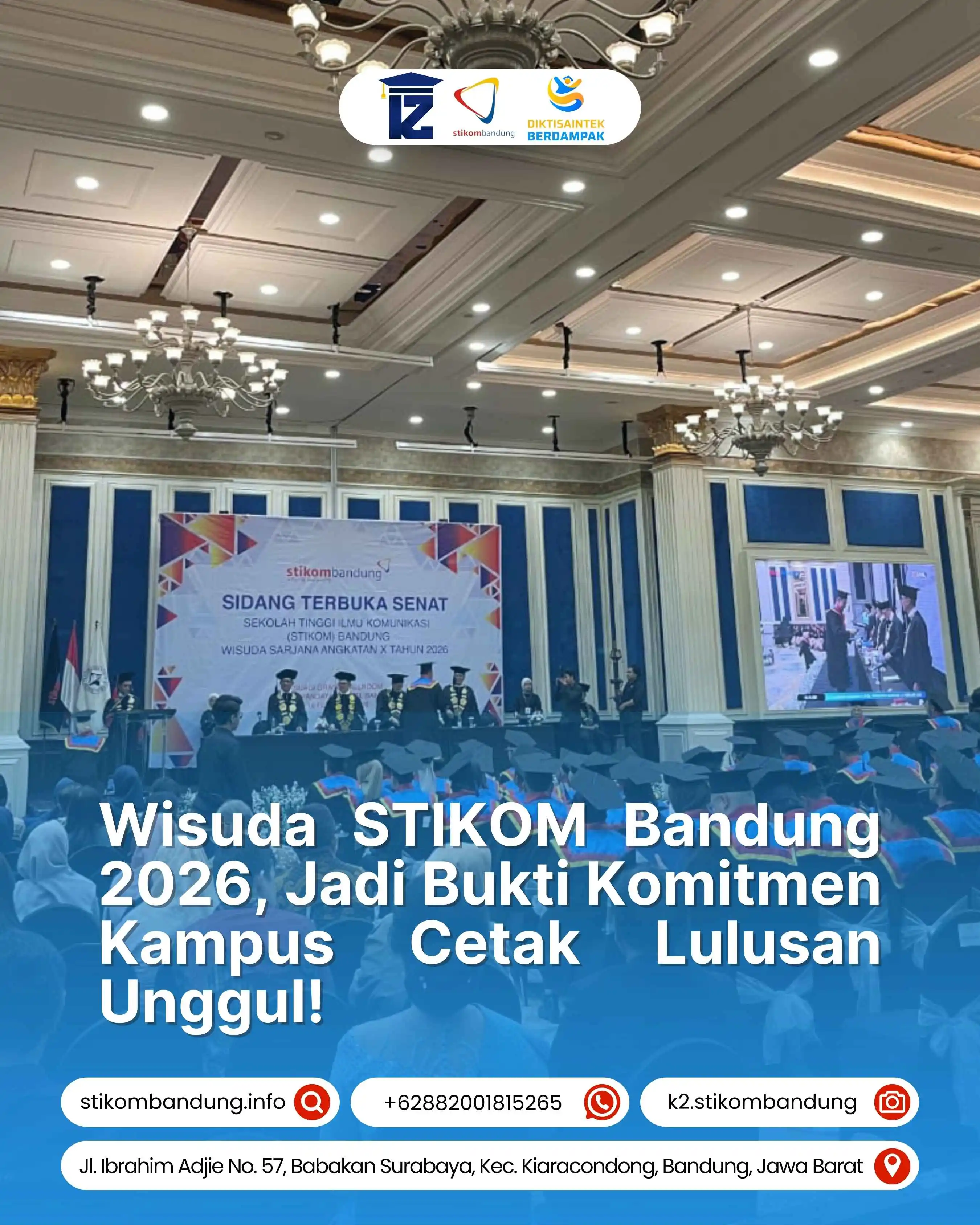 Wisuda STIKOM Bandung 2026 Jadi Bukti Komitmen Kampus Cetak Lulusan Unggul